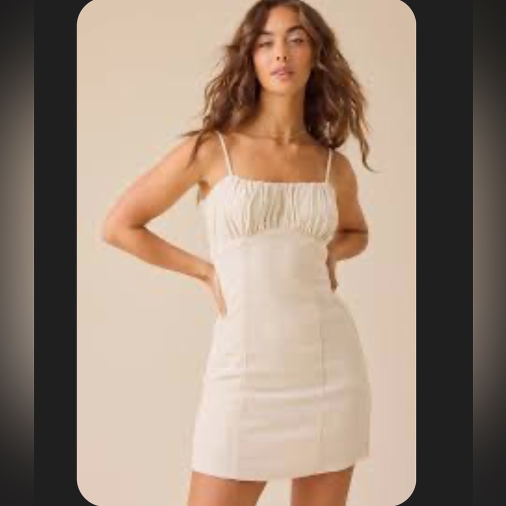 NWT Altar’d State Norah Linen Mini Dress, Size XS